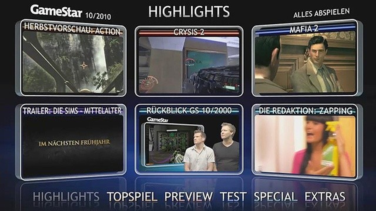 Video-Highlights 10/2010 - Die Highlights der GameStar-DVD