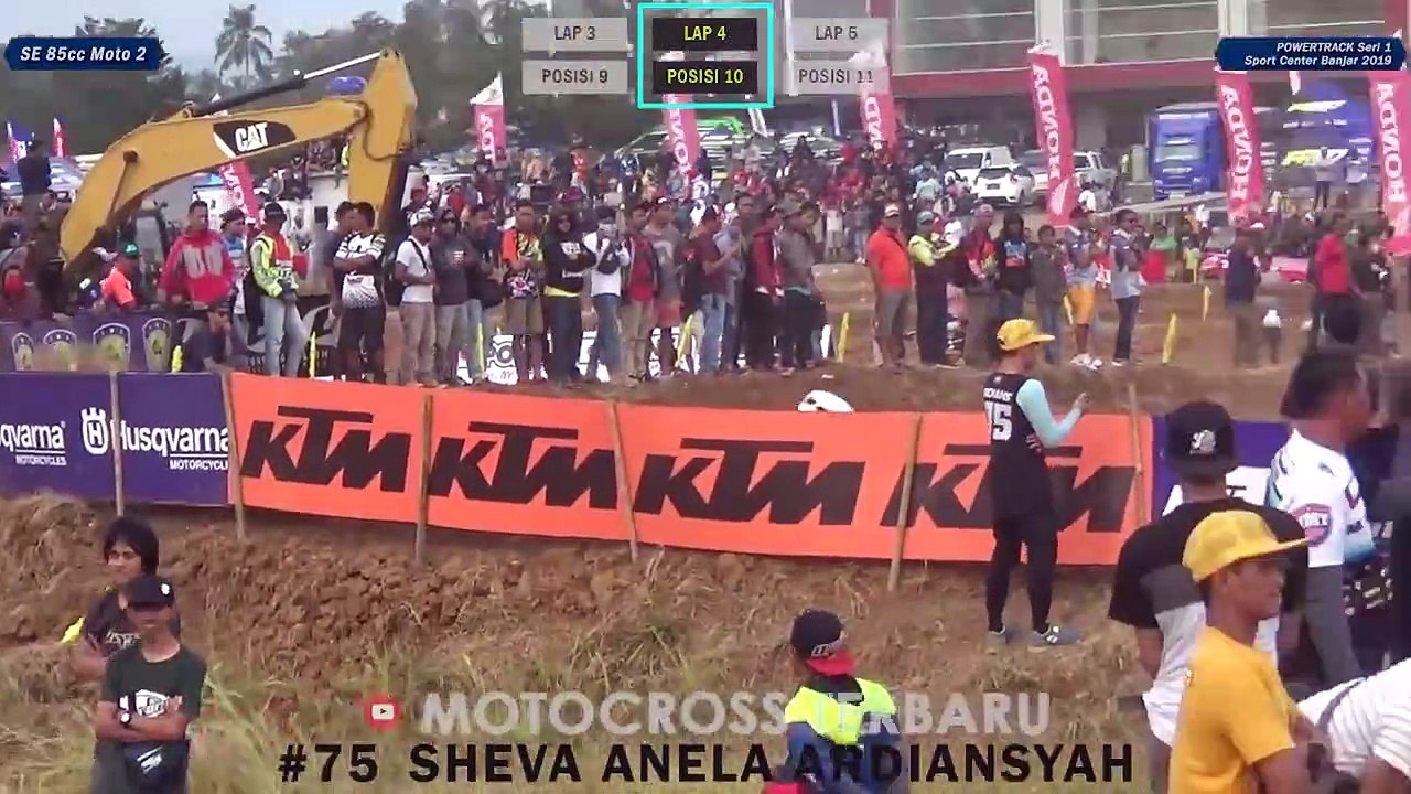 Aksi Terbaik Sheva Ardiansyah 75 Setelah Terjatuh Dan Motor Mogok ! Salip 13 Pembalap