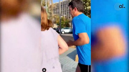 Cuca Gamarra y Carlos Mazón corriendo por Alicante