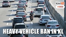 Heavy vehicles banned on KL roads during rush hour