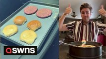 Arizona man cooks burgers, steaks and even a CAKE in his 200  degree car