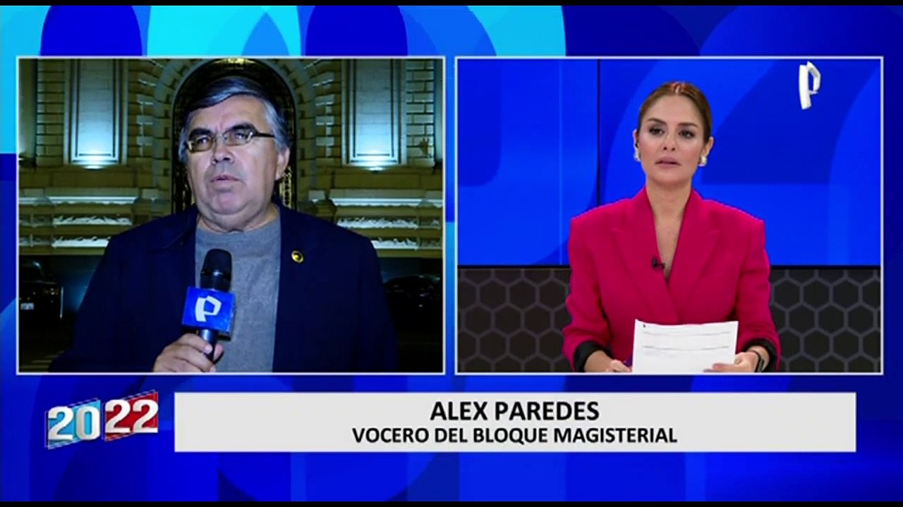 Alex Paredes: "Vamos a votar en contra de la censura al premier Aníbal Torres"