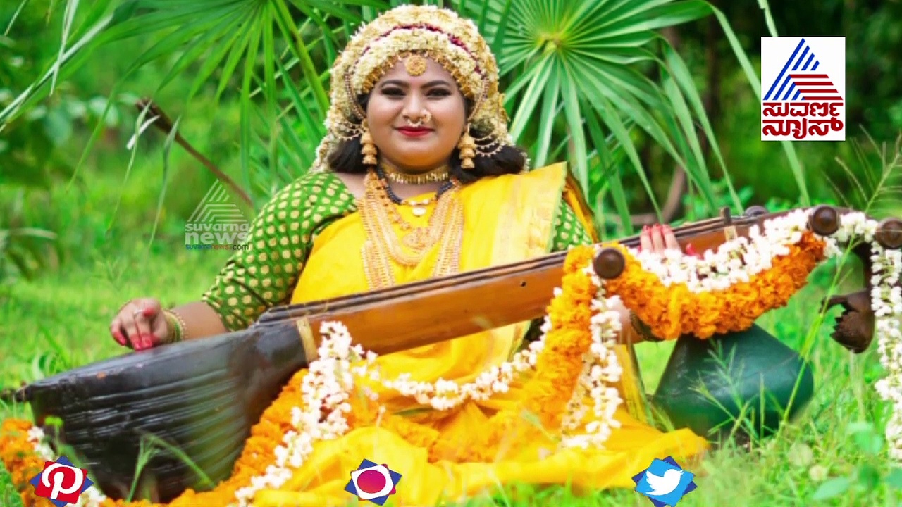 21 ದಿನ ವೃತಾಚಣೆ ಮಾಡಿ ಶಾರದೆ ರೂಪದಲ್ಲಿ ಮಿಂಚಿದ ಕ್ರಿಶ್ಚಿಯನ್ ಯುವತಿ