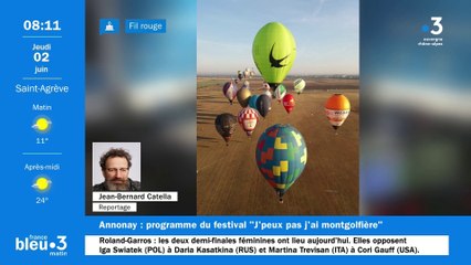 France Bleu Drôme Ardèche fête avec Annonay le premier vol d'une montgolfière.