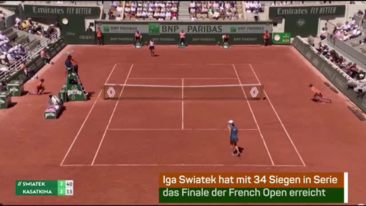Highlights: Swiatek trifft auf Gauff im Finale