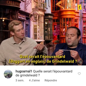 Les stars des Secrets de Dumbledore vous répondent !