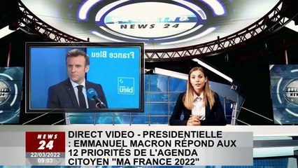 LIVE VIDEO - Président : Emmanuel Macron répond aux 12 priorités de l'agenda citoyen "Ma France 2022