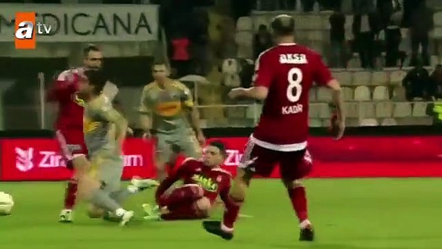 Sivasspor 1-1 Kayserispor (With Penalties 3-1) 16.04.2015 - 2014-2015 Turkish Cup Quarter Final 2nd Leg Medicana