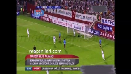 Trabzonspor 0-0 Videoton FC 23.08.2012 - 2012-2013 European League Play-Off Round 1st Leg