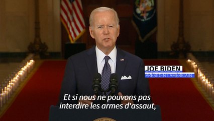Biden appelle à "interdire" la vente de fusils d'assaut aux particuliers