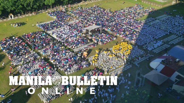 Graduating Thomasians attend their baccalaureate mass in person on UST grounds after three years