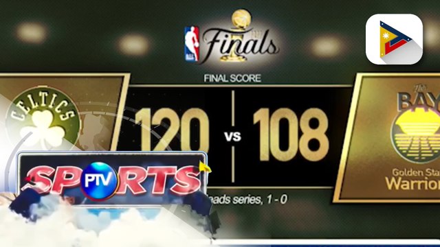 Boston, nagtala ng come-from-behind win sa game 1 ng NBA finals