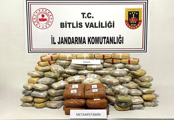 Bitlis'te bir tırda 89 kilo 600 gram uyuşturucu bulundu