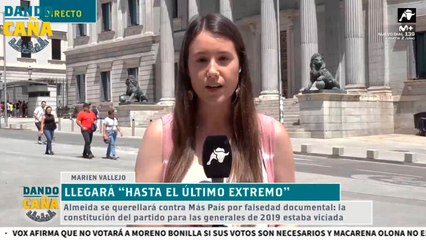 Almeida asegura que “llegará hasta el final” para esclarecer la polémica en torno a la constitución de Más País