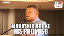 Saifuddin: Anwar would've had majority if Dr M kept promise