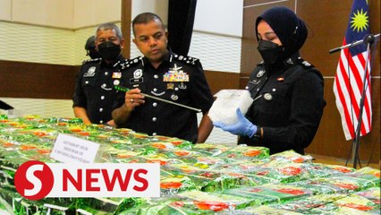 下载视频: Five nabbed, drugs worth over RM25mil seized in raids