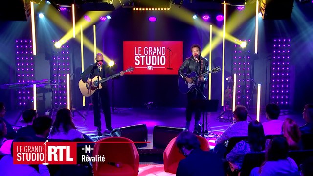 M interprète Rêvitalité dans Le Grand Studio RTL