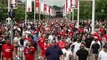 Fans descend on Wembley for historic FA Cup Final