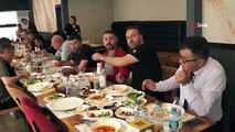 Kayserispor ve Ankaragücü yöneticileri dostluk yemeğinde buluştu