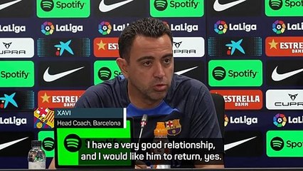 Xavi wants Messi-Barcelona reunion