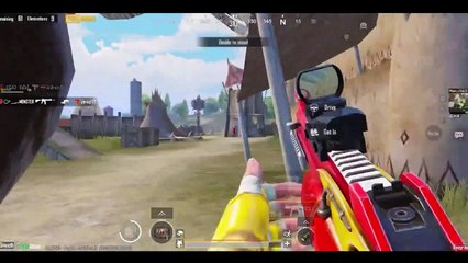 Omg!! 4 ENEMIES RUSHED ME IN HEREPubg Mobile