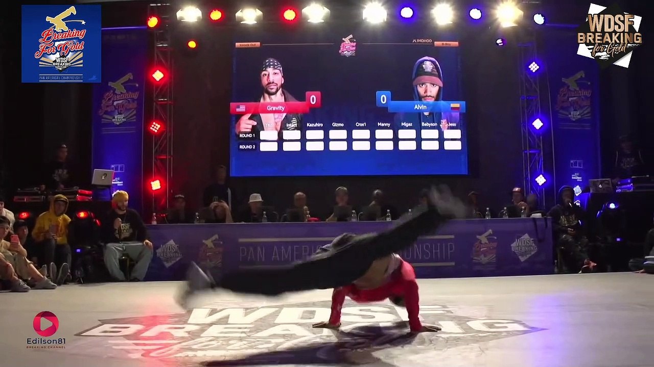 BBOY GRAVITY VS BBOY ALVIN | TOP 8 | WDSF PAN AMERICAN BREAKING CHILE 2023