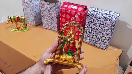 MEGA Unboxing and Review of Metal Cow and Calf - Krishna, Radha Krishna On Swing