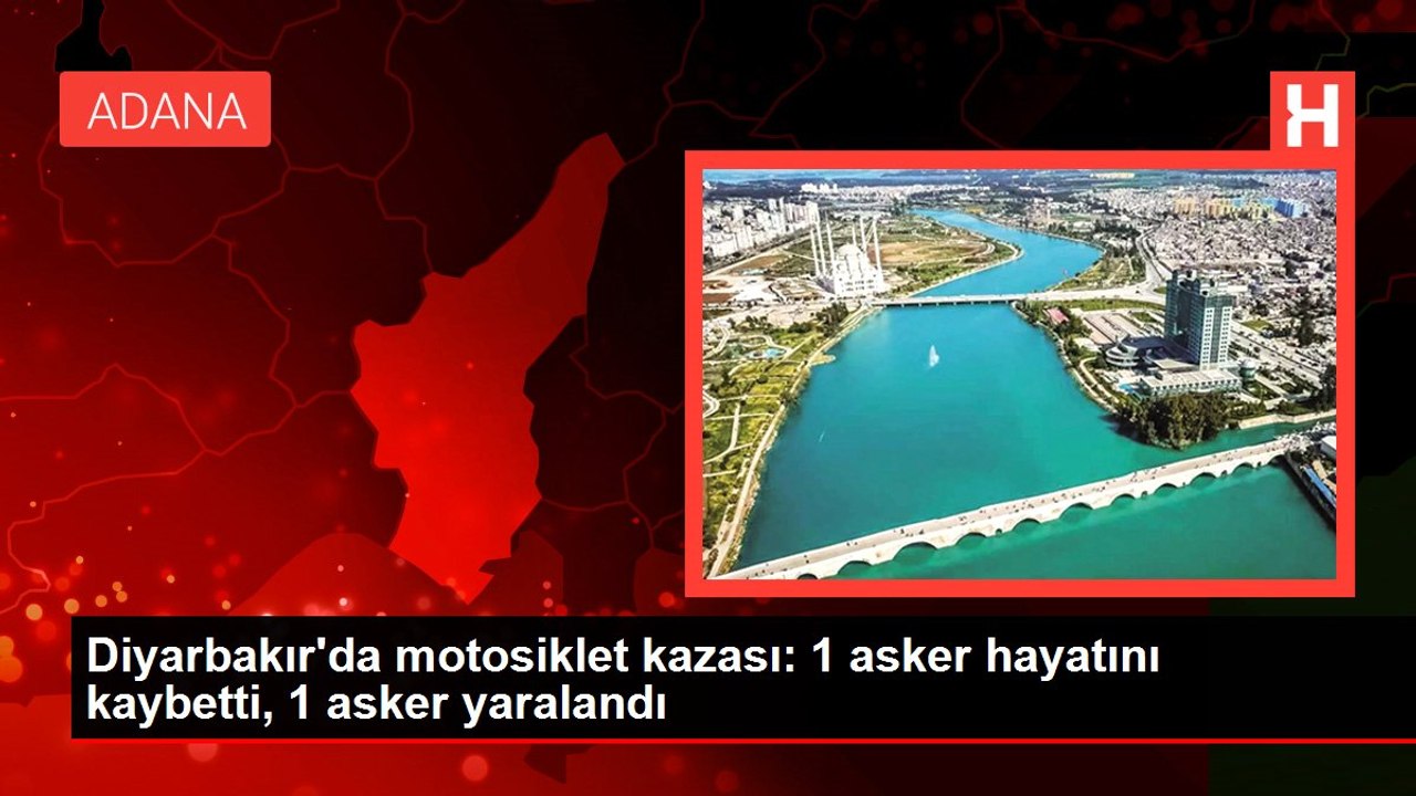 Diyarbakır'da motosiklet kazası: 1 asker hayatı...