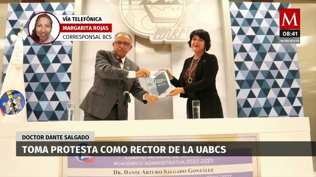 Dante Salgado toma protesta como rector de la Universidad Autónoma de BCS