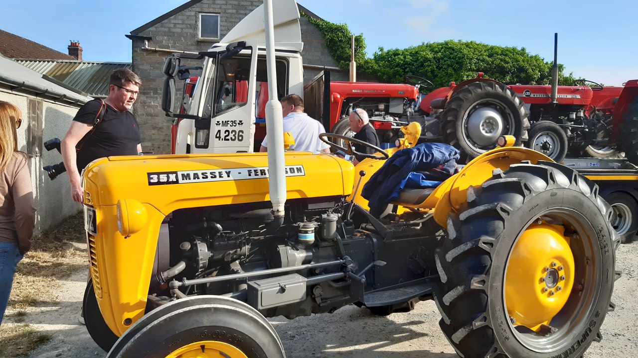 Seaforde Working Vintage Club charity road run video Dailymotion