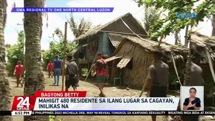 Mahigit 480 residente sa ilang lugar sa Cagayan, inilikas na | 24 Oras