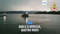 Lago Maggiore, quattro morti su una barca, rovesciata dal forte vento