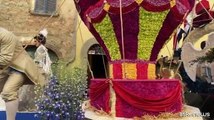 Maggiolata di Lucignano, carri fioriti nella perla della Valdichiana
