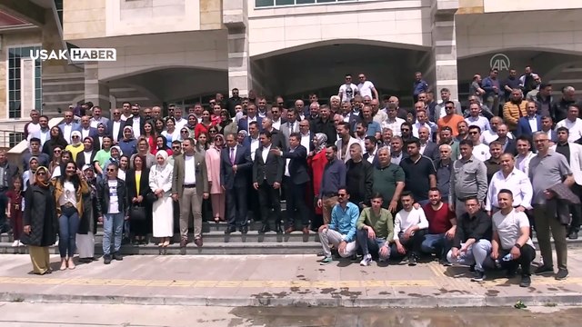 Uşak milletvekili seçilen İsmail Güneş ve Fahrettin Tuğrul, mazbatalarını aldı