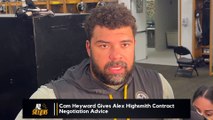 Steelers' Cam Heyward Gives Alex Highsmith Contract Advice