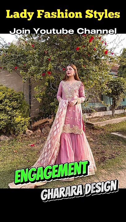 engagement gharara design 2023