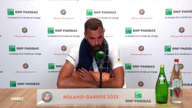 Roland-Garros 2023 - Benoît Paire : Peut-être que je pense trop, peut-être qu'il faut être un peu bête pour jouer au tennis