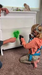 Dad makes Scooby-Dooby-Dresser for kids!