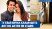 Dipika Kakar confirms quitting acting, wants to live life as housewife & mother | Oneindia News