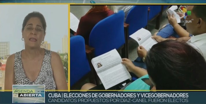 Cuba eligió gobernadores y vicegobernadores en la jornada dominical