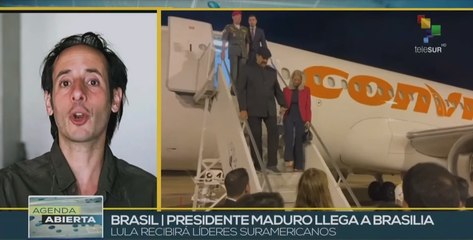 Presidente de Venezuela arriba a Brasil