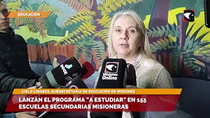Cielo Linares, subsecretaria de educación de Misiones, explicó la finalidad que tiene el lanzamiento del programa a estudiar