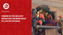 Homem de 250 quilos é resgatado em montanha de lixo na Espanha; vídeo