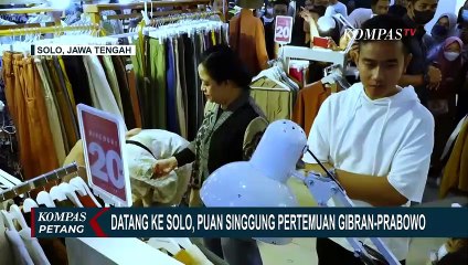 Belanja dan Kuliner Bareng di Kota Solo, Puan Singgung Pertemuan Gibran dengan Prabowo
