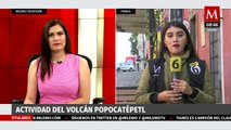 Registran actividad en volcán Popocatépetl, se retoman actividades presenciales en Puebla