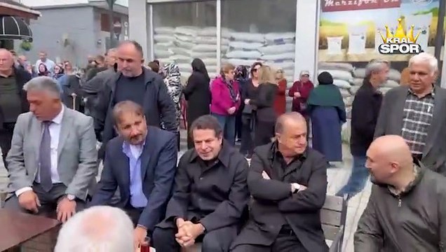 Fatih Terim, Serdar Güzelaydın'ın annesinin cenaze törenine katıldı