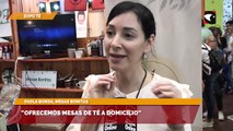 “Ofrecemos mesas de té a domicilio”, indicaron desde el emprendimiento Mesas Bonitas