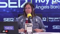 La reacción de Àngels Barceló en el momento que Sánchez dice la fecha de las elecciones