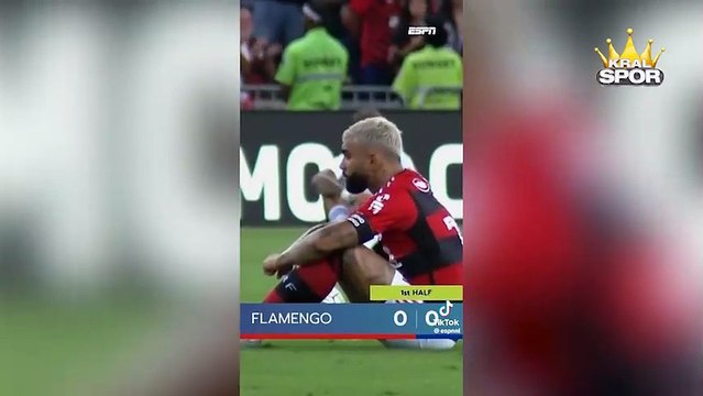 Vinicius Junior için Flamengo-Cruzeiro maçında otuma eylemi yapıldı