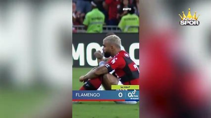 Vinicius Junior için Flamengo-Cruzeiro maçında otuma eylemi yapıldı